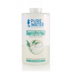 Pure Water. Моющее средство для посуды с Эфирным маслом эвкалипта 450 мл (флакон без дозатора)
