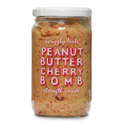 Grizzly Nuts. Арахисовая паста с вяленой вишней Cherry Bomb 370 гр.