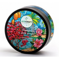 EcoCraft. Натуральное восстанавливающее крем-масло для тела "Манго и розовый имбирь", 150 мл