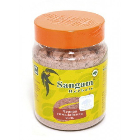Sangam Herbals. Соль черная гималайская, 120 г