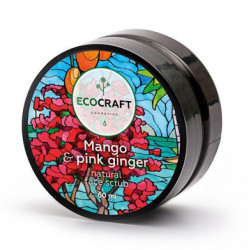 EcoCraft. Скраб для лица для нормальной кожи "Манго и розовый имбирь", 60 мл