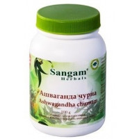 Sangam Herbals. Ашваганда Чурна, 100 г.