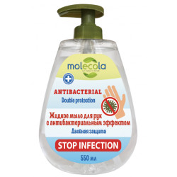 Molecola. Жидкое мыло для рук с антибактериальным эффектом, 550 мл