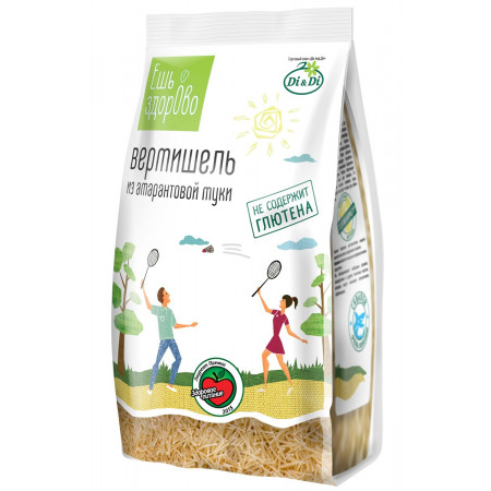 Di and Di. Вермишель "Ешь Здорово" из Амарантовой муки, 250 г