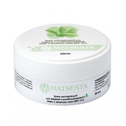 Matsesta. Крем матирующий для жирной и комбинированной кожи с Зелёным чаем (SPF 15+), 50 мл