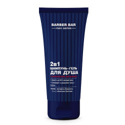 Barber bar. Шампунь-гель для душа 2 в 1 с Экстрактом эвкалипта, 200 мл