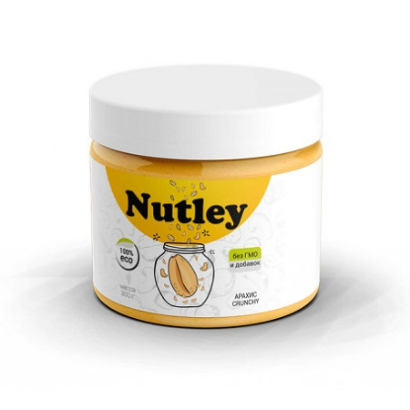 Nutley. Паста арахисовая Crunchy, 300 г