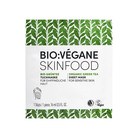 Bio Vegane. Тканевая маска для лица "Био Зеленый чай", 16 мл