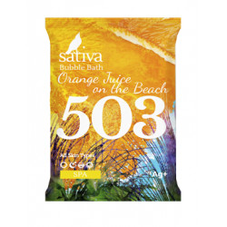Sativa. Пена для ванны "Апельсиновый фреш на пляже", 15 г
