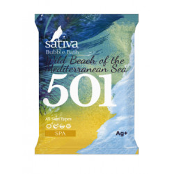 Sativa. Пена для ванны "Дикий пляж средиземного моря", 15 г
