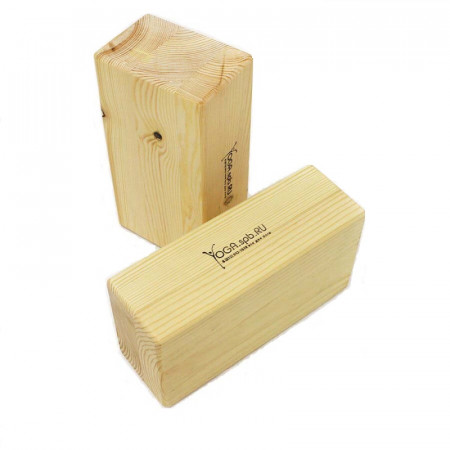 Блок для йоги деревянный Yoga.Spb (22x11x8 см)