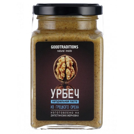 Good traditions. Урбеч из грецкого ореха, 260 мл