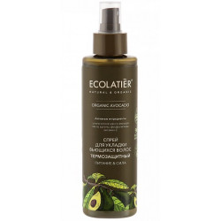 Ecolatier. Спрей для укладки волос "Термозащитный" (серия Organic Avocado), 200 мл