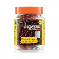 Sangam Herbals. Красный перец Чили (молотый), 50 г.