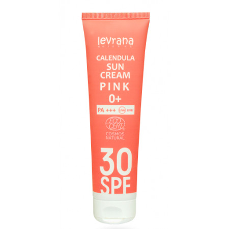 Levrana. Солнцезащитный крем для лица и тела "Календула 30 SPF PINK0+", 100 мл