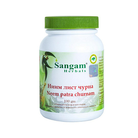 Sangam Herbals. Ниим лист чурна, 100 г