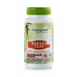 Sangam Herbals. Папайя лист (таблетки, 750 мл), 60 шт