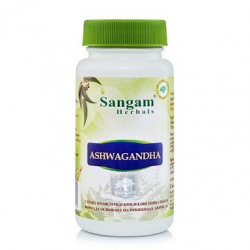 Sangam Herbals. Сангам Вати (ашваганда) (таблетки 750 мг), 60 шт