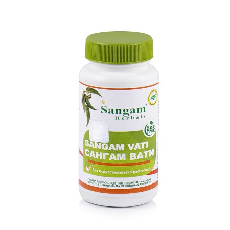 Sangam Herbals. Сангам Вати (таблетки 750 мг), 60 шт