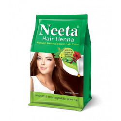 Neeta Hair Henna. Краска на основе хны, цвет коричневый натуральный