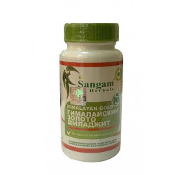 Sangam Herbals. Гималайское золото (шиладжит) таблетки, 750 мг, 60 шт