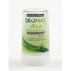 Deonat. Минеральный дезодорант Кристалл стик, Алоэ, 40 г