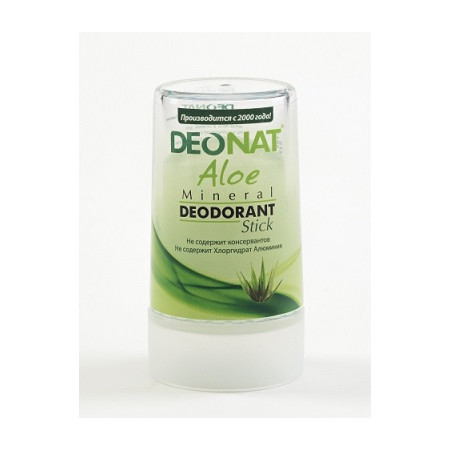 Deonat. Минеральный дезодорант Кристалл стик, Алоэ, 40 г
