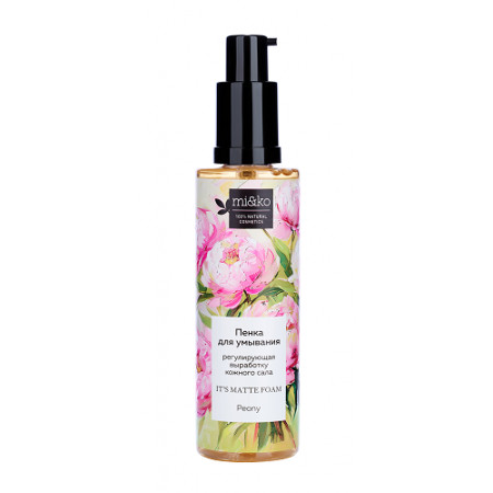 МиКо. Пенка для умывания, It`s matte foam Peony 200 мл