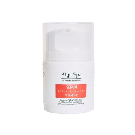 Alga Spa. Интенсивная сыворотка на основе живой суспензии хлореллы, 30 мл