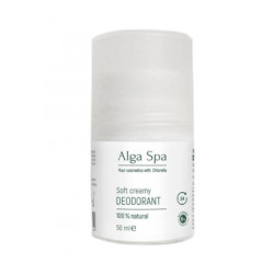 Alga Spa. Мягкий кремовый дезодорант на основе живой суспензии микроводоросли Chlorella, 50 мл