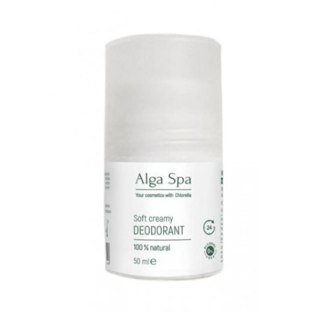 Alga Spa. Мягкий кремовый дезодорант на основе живой суспензии микроводоросли Chlorella, 50 мл