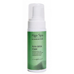 Alga Spa. Очищающая детокс-пенка для жирной и проблемной кожи на основе живой суспензии хлореллы, 150 мл
