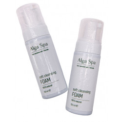 Alga Spa. Мягкая пенка для умывания на основе живой суспензии микроводоросли Chlorella, 150 мл