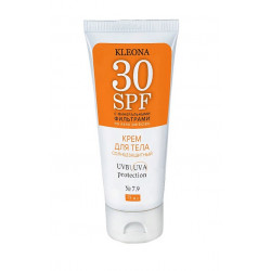 Kleona. Солнцезащитный крем для тела SPF 30 с минеральными фильтрами, 75 мл