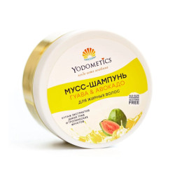 Yodometics. Мусс-шампунь "Гуава и Авокадо" для жирных волос, 250 мл