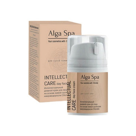 Alga Spa. Интеллектуальный дневной крем на основе живой суспензии Хлореллы, 50 мл