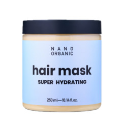 Nano Organic Увлажняющая маска для склонных к сухости, ослабленных волос "Super Hydrating", 250 мл