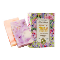 Мануфактура Дом Природы. Крымское мыло набор "Лаванда и Роза", 2х100 г