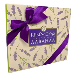 Мануфактура Дом Природы. Подарочный набор "Крымская лаванда №4" (гель для душа+сливки для тела+гидролат)