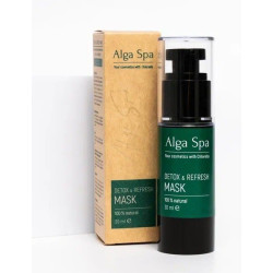 Alga Spa. Высококонцентрированная маска Детокс и Обновление из биомассы живых клеток хлореллы, 30 мл