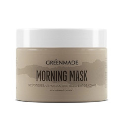 GREENMADE. Маска для лица гидрогелевая. Мгновенный эффект MORNING MASK Для всех типов кожи, 150 мл