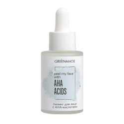GREENMADE. Пилинг для лица с AHA-кислотами Peel my face with AHA Acids, 30 мл
