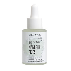 GREENMADE. Пилинг для лица с миндальной кислотой Peel my face with Mandelic Acids, 30 мл