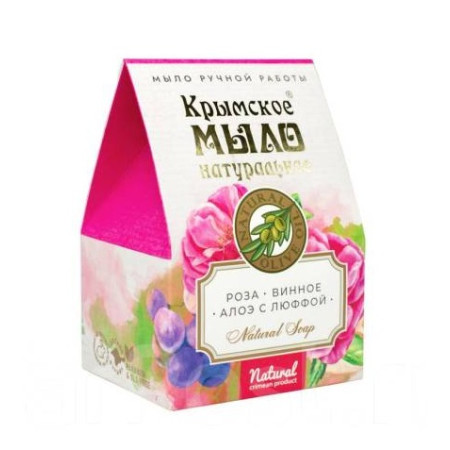 Мануфактура Дом Природы. Подарочный набор натурального мыла Домик КРАСНАЯ АКВАРЕЛЬ