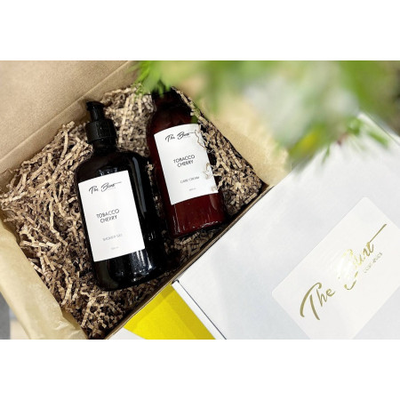 THE BUNT. Набор для тела Tobacco Сherry гель для душа и крем для тела