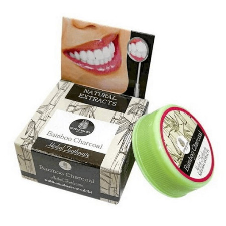 Coco blues. Зубная паста Бамбуковый уголь 30 г