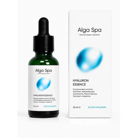 Alga Spa. Увлажняющая эссенция с гиалуроновой кислотой, 30 мл