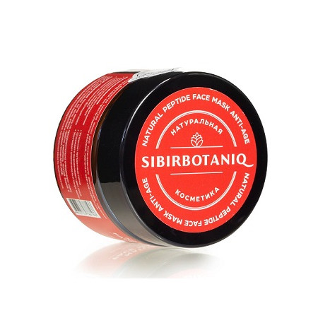 SIBIRBOTANIQ. Натуральная пептидная маска для лица интенсивный анти эйдж, 50 мл