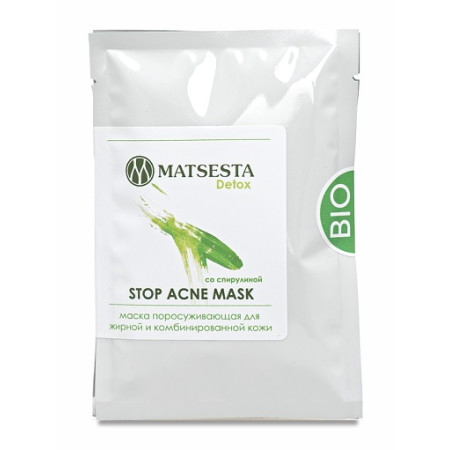 Matsesta. STOP ACNE MASK Маска поросуживающая для жирной и комбинированной кожи 50 мл
