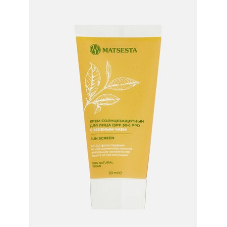 Matsesta. SEA ROSE. Cолнцезащитный крем для лица с лизатом бифидобактерий (spf 50+) PA++++ (50мл)
